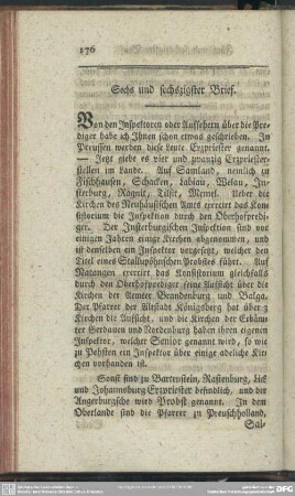Sechs und sechszigster Brief
