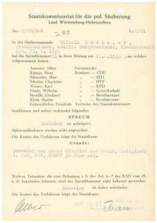 Baessler, Wilhelm