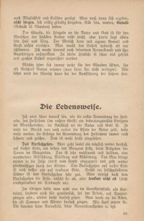 Die Lebensweise