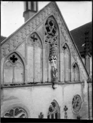 Kloster Lichtental Fürstenkapelle Westfassade - Giebel