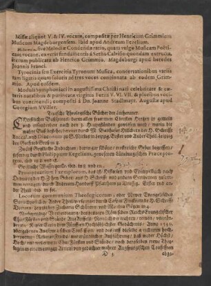 Teutsche Theologische Bücher der Lutheraner.
