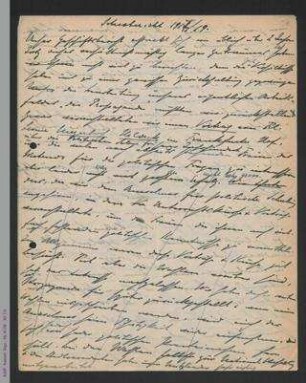 Bericht der Ortsgruppe Frankfurt 1917 bis 1919