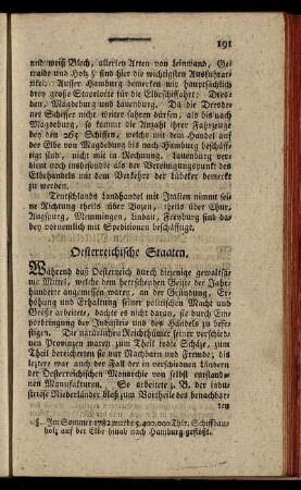 Oesterreichische Staaten.