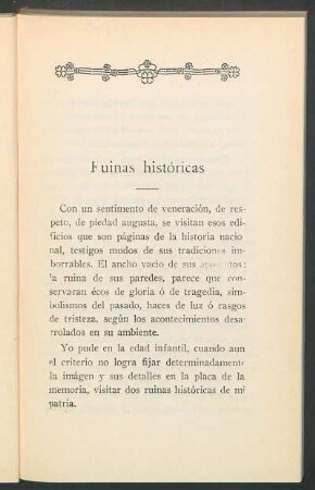 Ruinas históricas