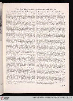 43: Die Freiflächen im neuzeitlichen Stadtplan