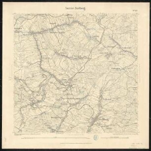 Äquidistantenkarte 113 : Section Stollberg, 1886 : Section Stollberg. - 1:25000. - Leipzig: Giesecke & Devrient, 1886. - 1 Kt.