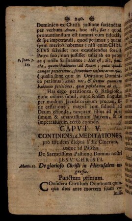 240-261, Meditatio I. - VIII.