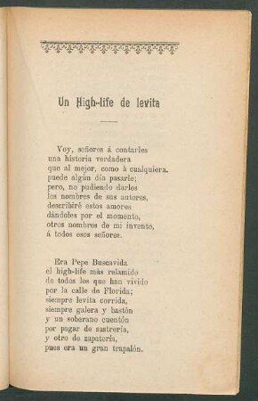 Un high-life de levita