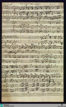 Symphonies - Mus. Hs. 626 : orch; G; BrinzingMWV 7.105