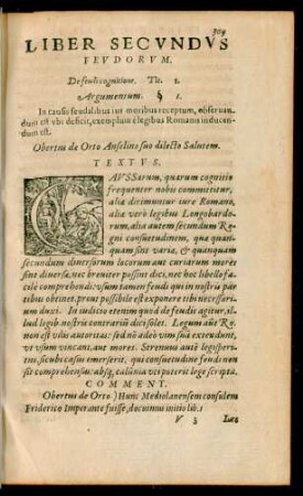Liber Secundus Feudorum.