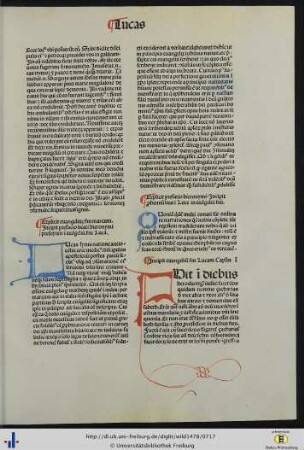 Prohemium beati Luce in evangelium suum