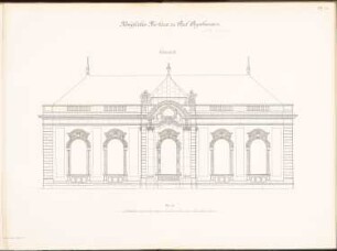 Kurhaus, Bad Oeynhausen: Ostansicht 1:50