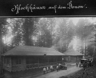Erster Weltkrieg - "Kriegsansichten aus den Vogesen". "Blockhäuser auf dem Donon" (Dép. Bas-Rhin)