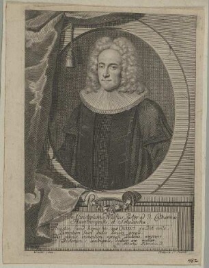 Bildnis des Jo. Christophorus Wolfius
