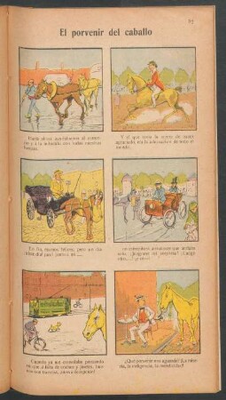 El porvenir del caballo - [Cómic]