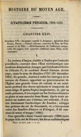 Histoire du moyen age, 7. Histoire de l'Église et de L'Italie jusqu'a la paix de Lodi