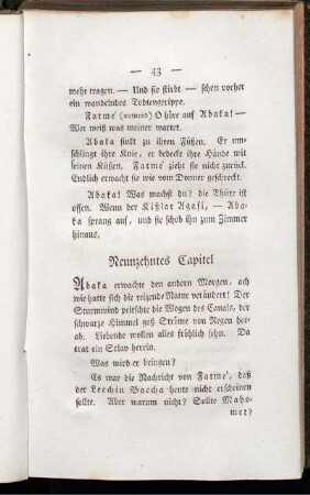 Neunzehntes Capitel