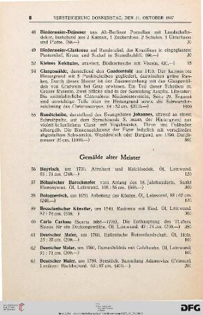Gemälde Alter Meister (Nr. 56-93)