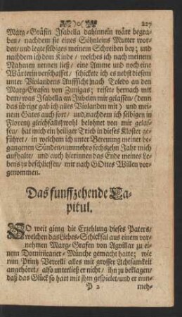Das funffzehende Capitul