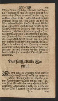 Das funffzehende Capitul