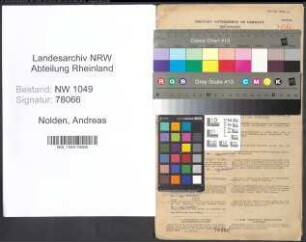Entnazifizierung Andreas Nolden , geb. 30.11.1901 (Kinobesitzer)