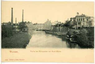 Wurzen. Mühlgraben m. Stadtmühle