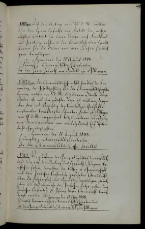 Oberaufsicht der Kupferstich- und Gemäldesammlung durch die Professoren Oesterley und Lotze.