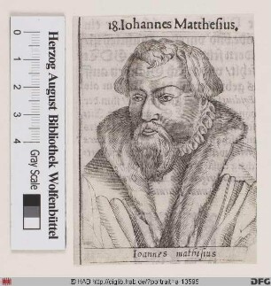 Bildnis Johann Mathesius (Matthesius) (I)