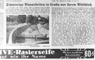Ostritz-Leuba. Bauarbeiten am Mühlgraben, aus: Neuer Görlitzer Anzeiger vom 12.10.1937