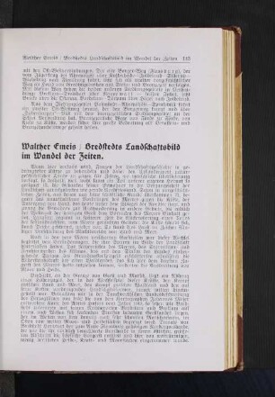 Bredstedts Landschaftsbild im Wandel der Zeiten.