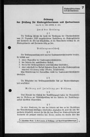 7 Kindergärtnerinnen und Hortnerinnen