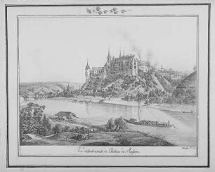 Meißen: Albrechtsburg, Nordseite