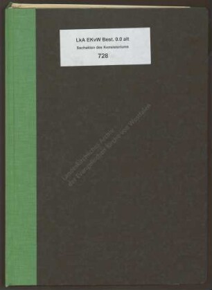 Anträge auf Vermittlung in kirchlichen Angelegenheiten, Fürsprachen; Schriftwechsel Kirchengemeinde mit Konsistorium Münster wegen kirchlichen Angelegenheiten