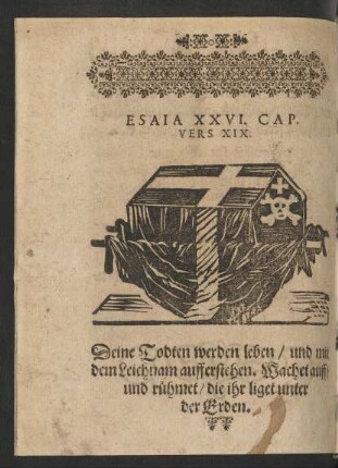 Essaia XXVI. Cap. Vers XIX.