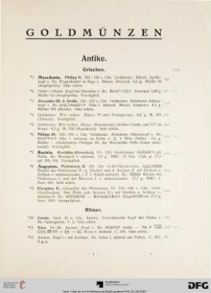 Antike (Nr. 1-60)