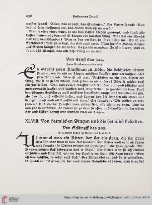 XLVIII. Von heimlichen Dingen und die heimlich behalten