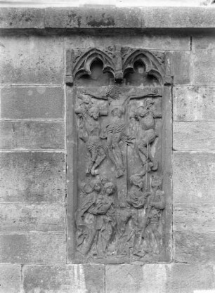 Kreuzwegstation: Kreuzigung Christi