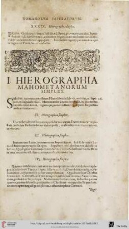 Hierographia Mahometanorum simplex
