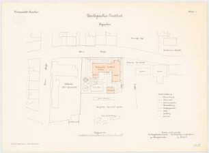 Universität Breslau Zoologisches Institut: Lageplan 1:500