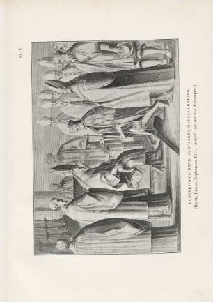 Pl. 1. Conversion d'Henri IV d'après Nicolas Cordier