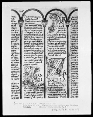 Glossar des Bischofs Salomon 3. von Konstanz — Initiale X, Initiale Y und Initiale Z, Folio 209 verso