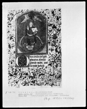 Niederländisches Gebetbuch — Gottvater