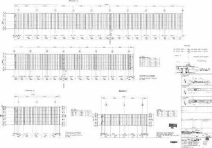 Stuttgart-Bad Cannstatt: Empf.-Gebäude Bst-Überdachung Bst.1,2+3 STA,Dach (Verlegeplan für Holz)