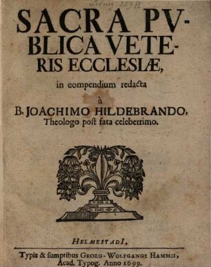 Sacra Pvblica Veteris Ecclesiae