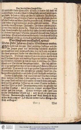 Das fünff und dreyssigste Capittel