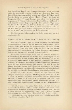 3. Gesetzmäßigkeiten im Verlaufe der Witterung