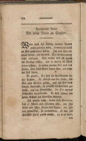 Dreyzehnter Brief - Funfzehnter Brief