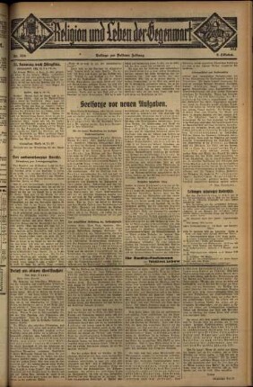 Dritte Ausgabe vom Sonntag, den 09. Oktober 1932.