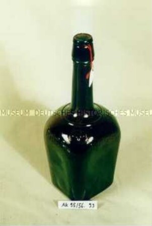 Glasflasche mit Verschluss für "MAGGI"