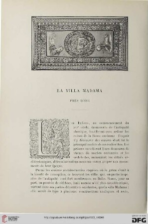 3. Pér. 29.1903: La villa Madama près Rome